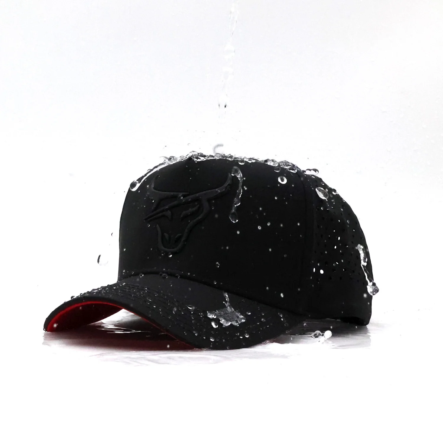 HONKER BULL HAT BLACK - WATER RESISTANCE