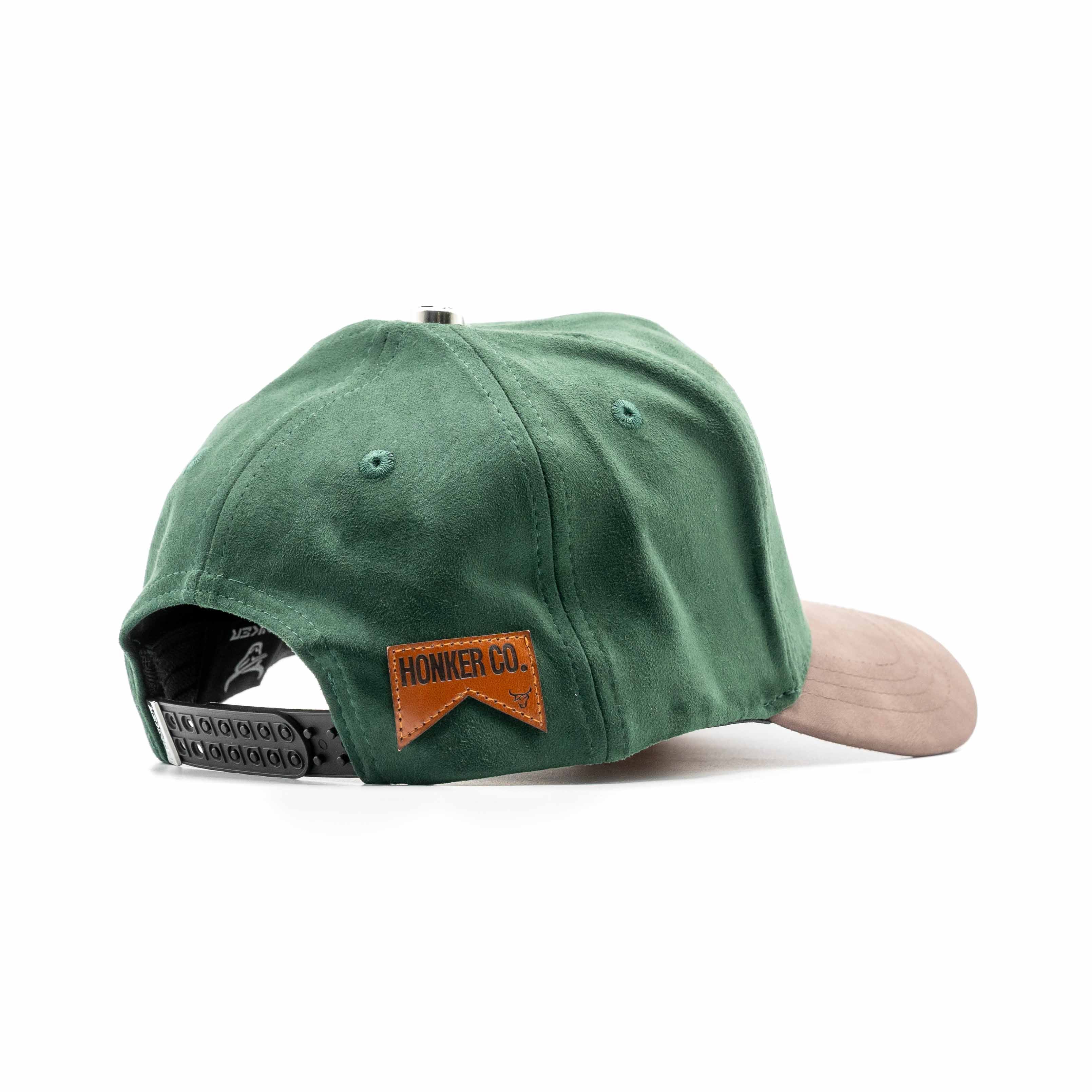 HONKER CLUB HAT GREEN/BROWN LEATHER BRIM - Image 5