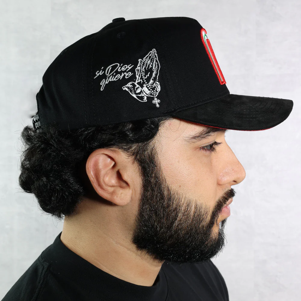 SI DIOS QUIERE HAT BLACK/ RED LOGO - Image 3