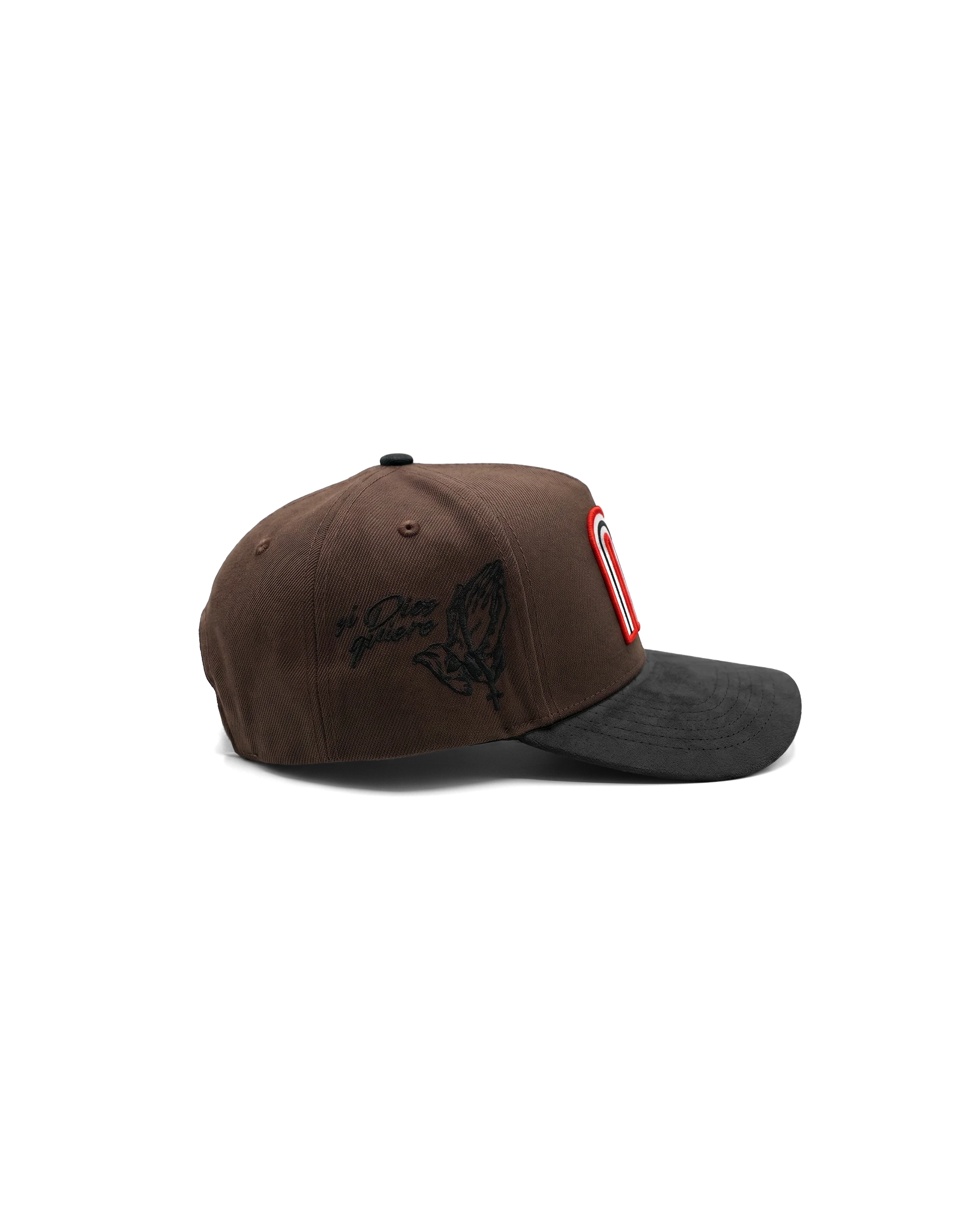 SI DIOS QUIERE HAT-BROWN/BLACK- LEATHER BRIM - Image 3