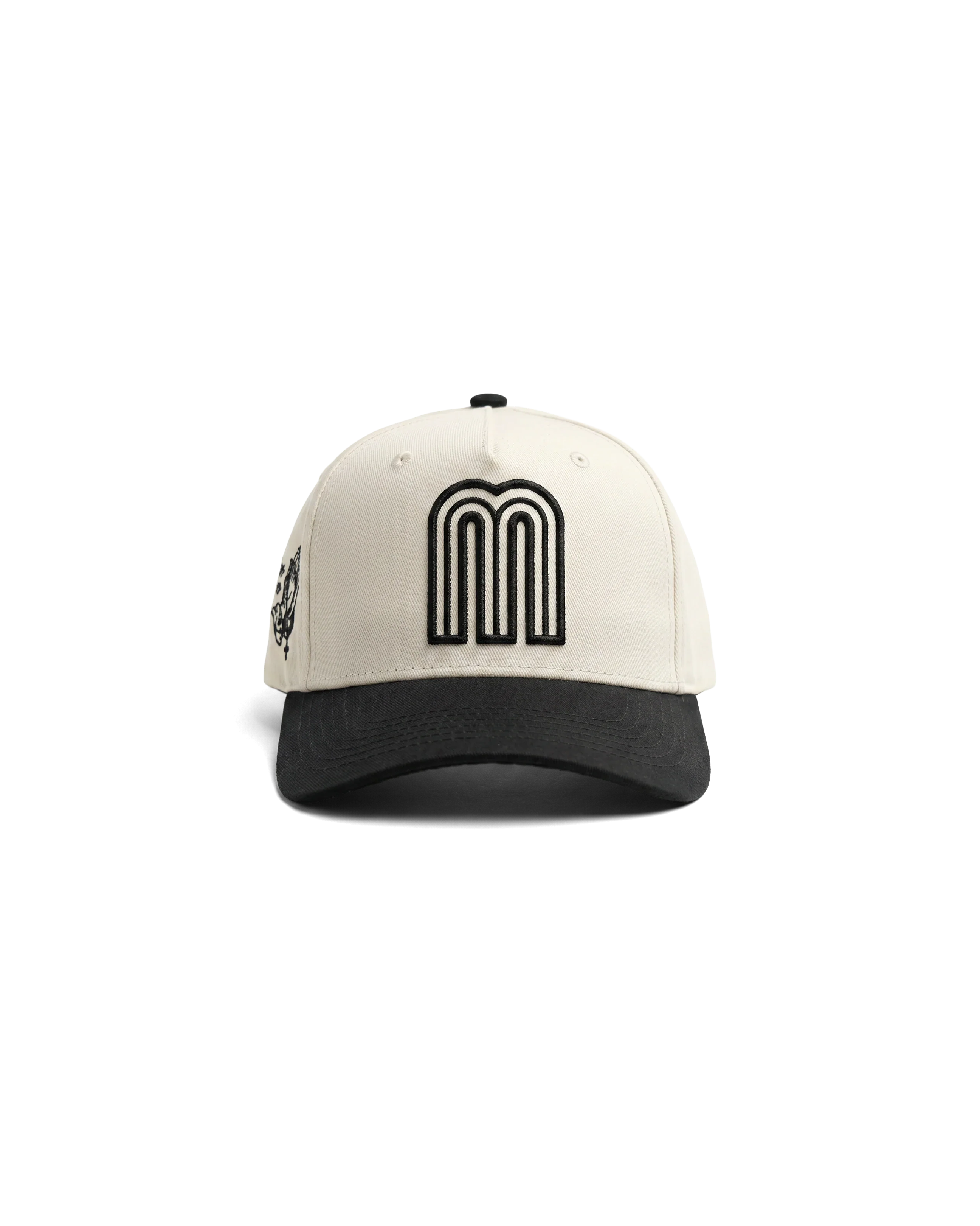 SI DIOS QUIERE HAT - KHAKI/BLACK LOGO
