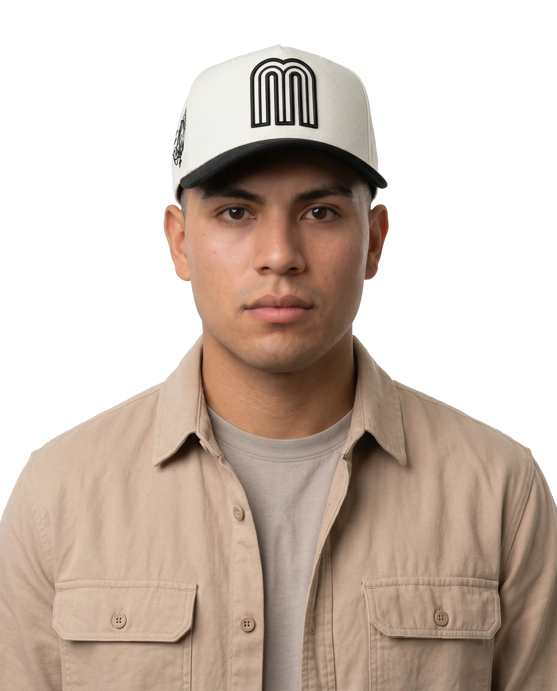 SI DIOS QUIERE HAT - KHAKI/BLACK LOGO - Image 2