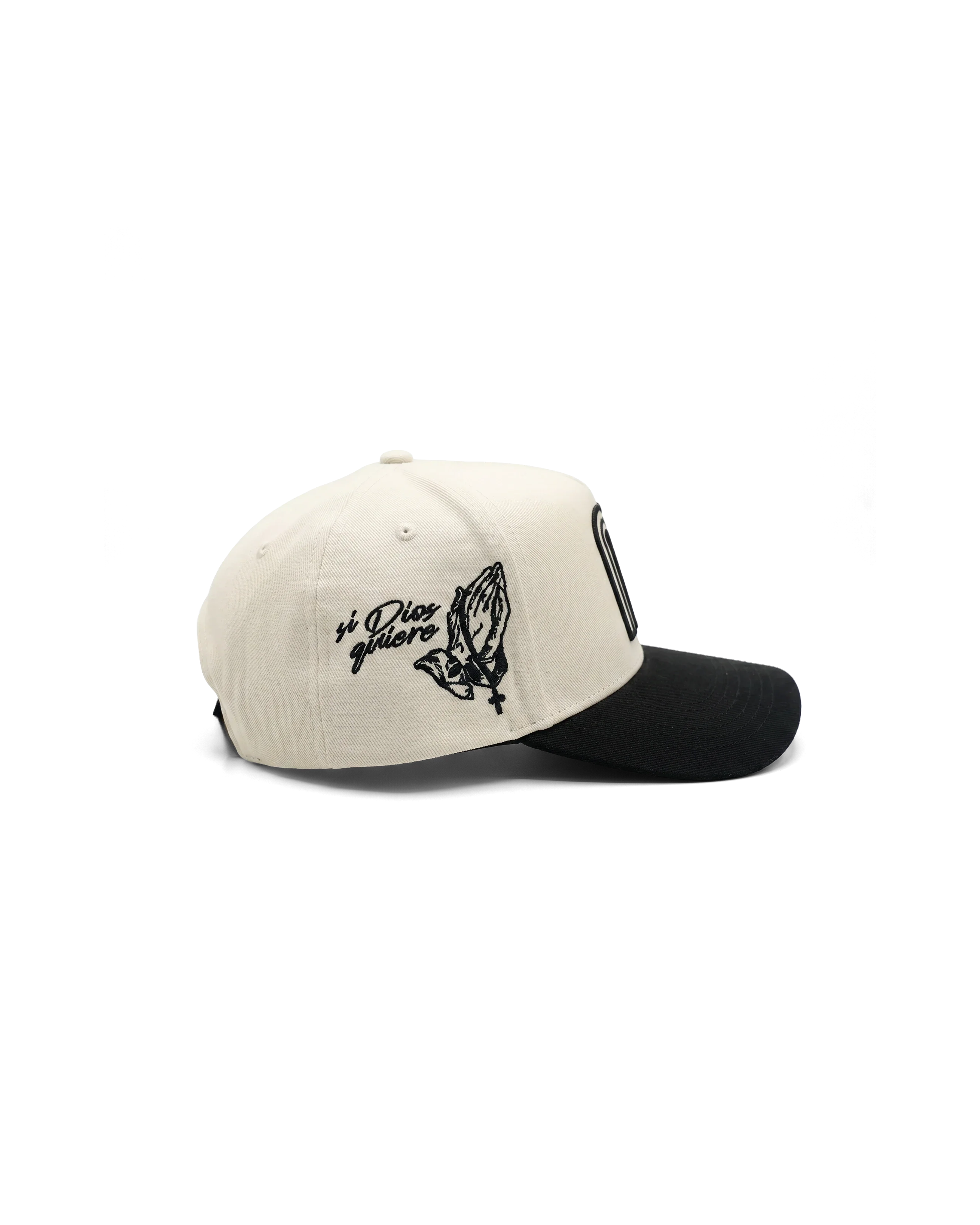 SI DIOS QUIERE HAT - KHAKI/BLACK LOGO - Image 3