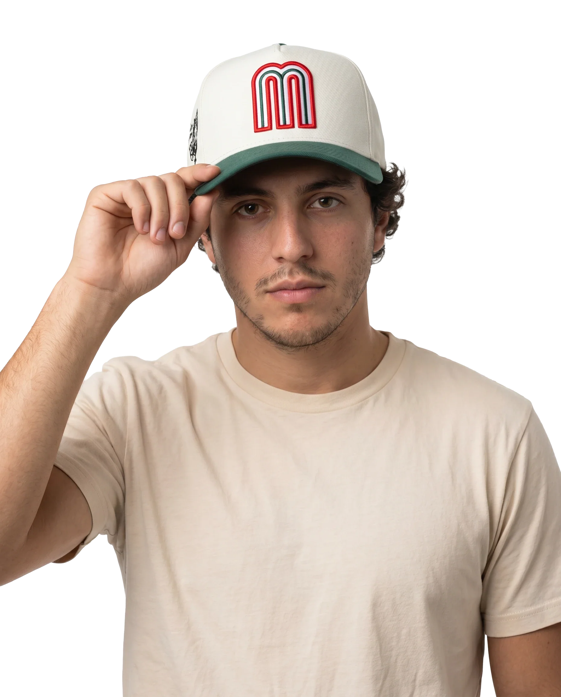 SI DIOS QUIERE HAT - KHAKI/GREEN - Image 2